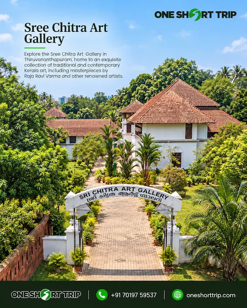 Sri Chitra Art Gallery in Thiruvananthapuram on a tour from Bangalore