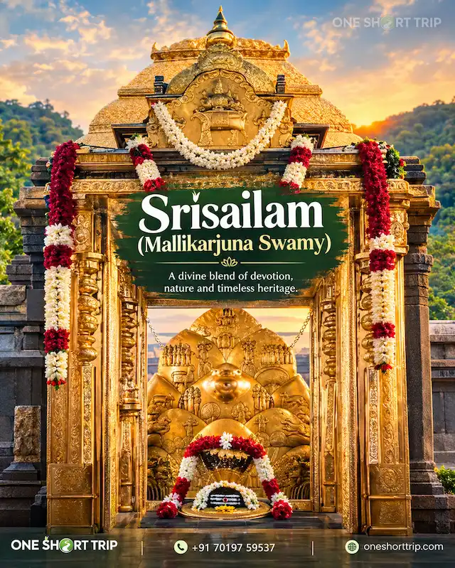 Sri Mallikarjuna Swamy Temple in Srisailam on a 3-day tour from Bangalore