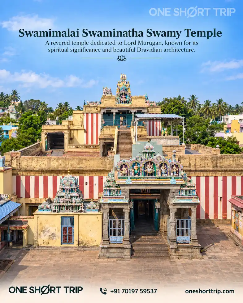 Swamimalai Swaminatha Swamy Temple near Kumbakonam from Bangalore