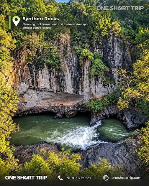 Syntheri Rocks geological formation near Dandeli