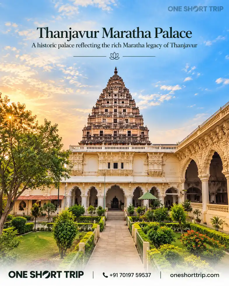 Thanjavur Maratha Palace on a Thanjavur tour from Bangalore