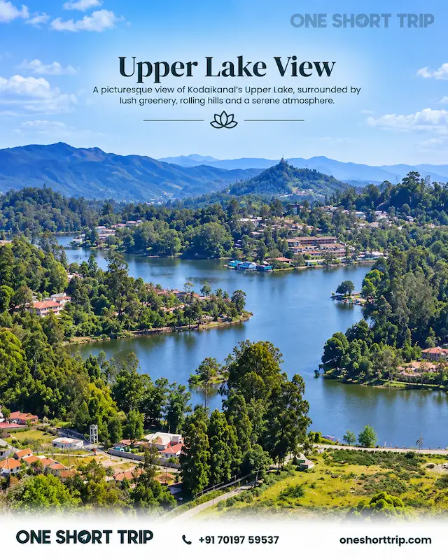 Upper Lake View overlooking Kodaikanal Lake
